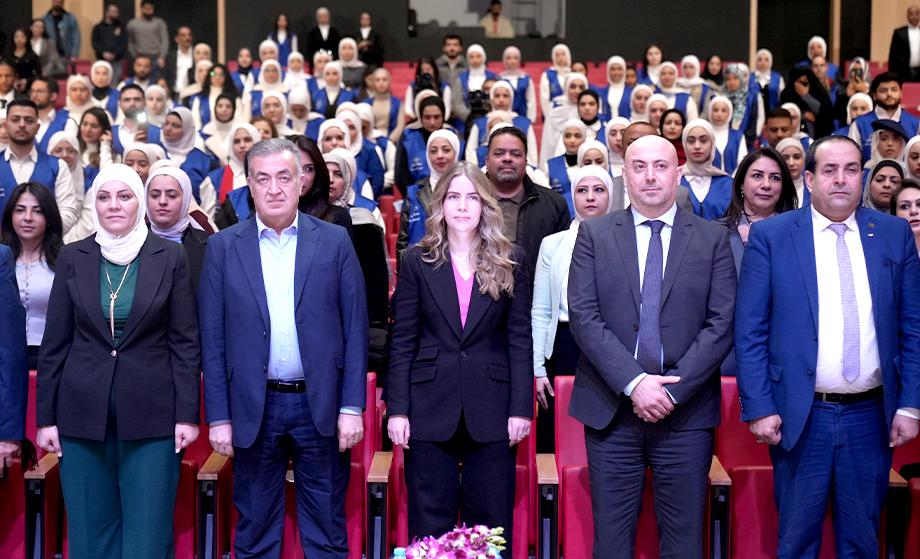 On behalf of HRH Princess Ghida Talal Princess Rajaa bint Talal Meets KHCF Volunteers