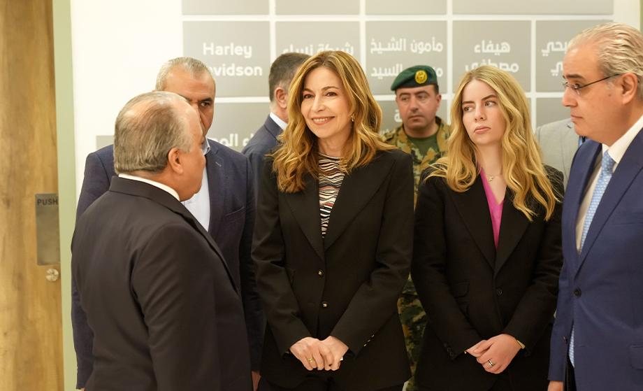 Princess Ghida Talal Visits Samih Darwazah Oncology Center at Al Bashir Hospital