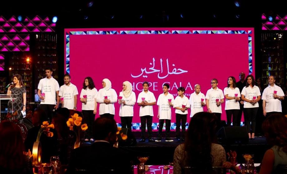 الملكة رانيا تشارك بالحفل الخيري لمؤسسة ومركز الحسين للسرطان