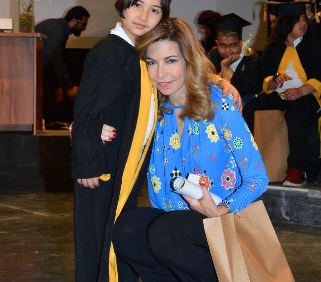 Princess Ghida Talal celebrates the graduation of 140 students under the Back to School Program for the 2015/16 academic year