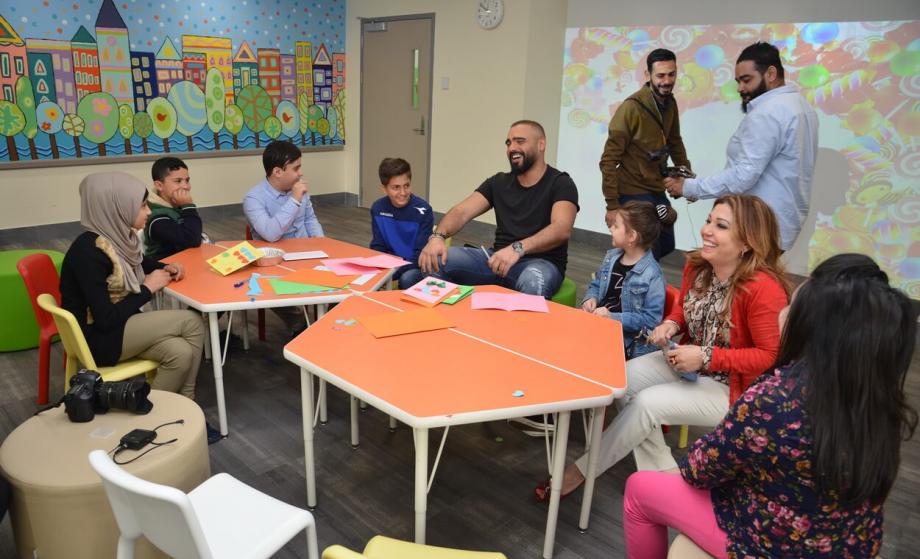 The Lebanese Singer Joseph Atieh Visits KHCC