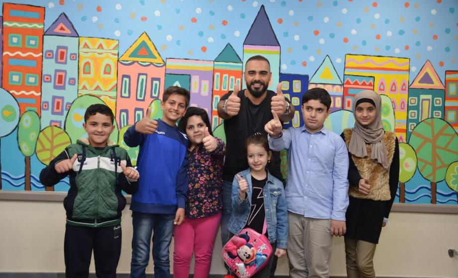The Lebanese Singer Joseph Atieh Visits KHCC
