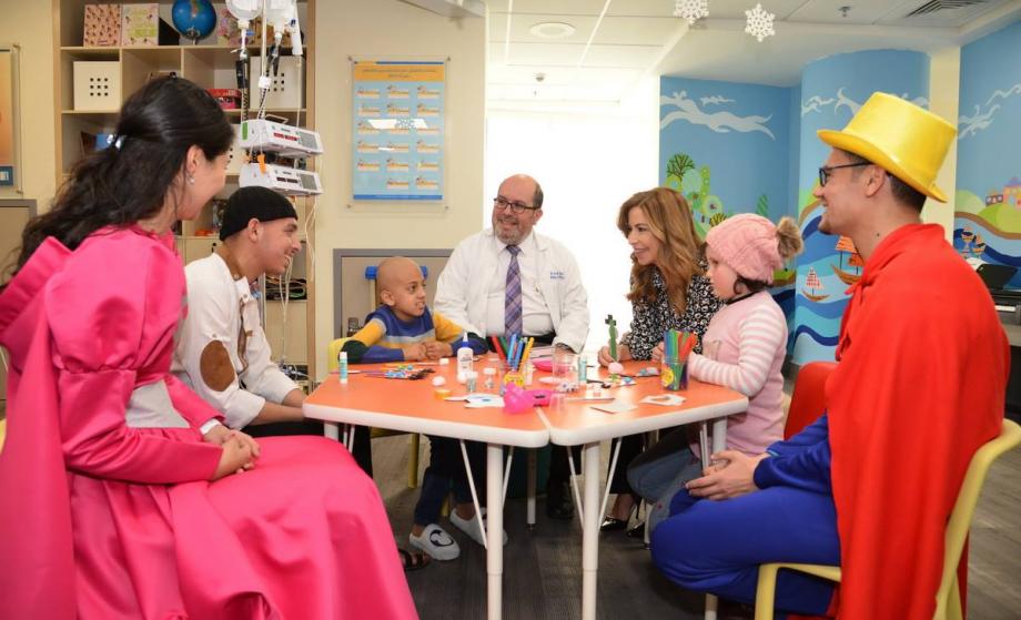 HRH Princess Ghida Talal Distributes Gifts to KHCC Pediatric Patients